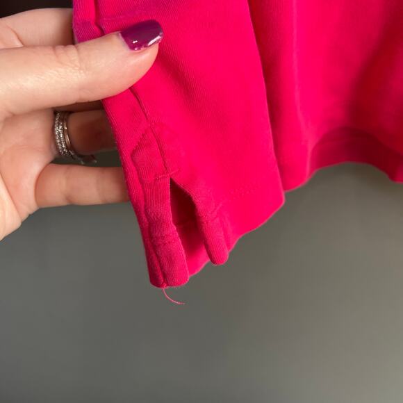 Lands’ End Pink 100% Cotton Turtleneck Shaped Fit Long sleeve Top Sz Small (6-8) - Picture 5 of 8